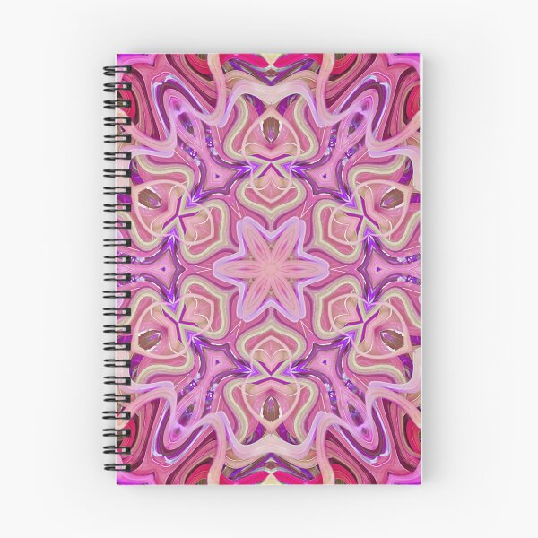 Item preview, Boho Vibes Abstract Kaleidoscope Maximalism Hippie Style Eclectic Mix of Pink Lilac Cream 8 of 16 designed and sold by Beachy.