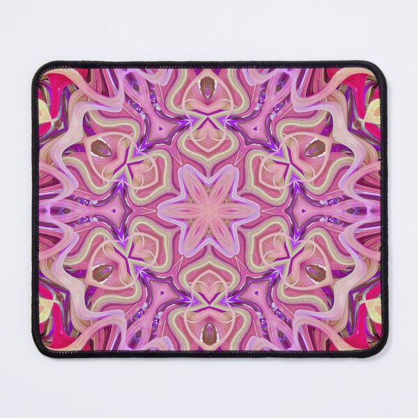 Item preview, Boho Vibes Abstract Kaleidoscope Maximalism Hippie Style Eclectic Mix of Pink Lilac Cream 8 of 16 designed and sold by Beachy.