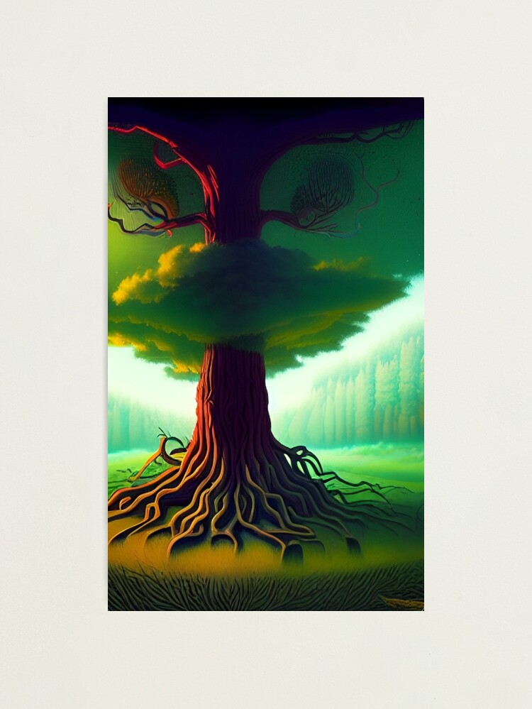 Wise Mystical Tree Christmas meme | Art Board Print