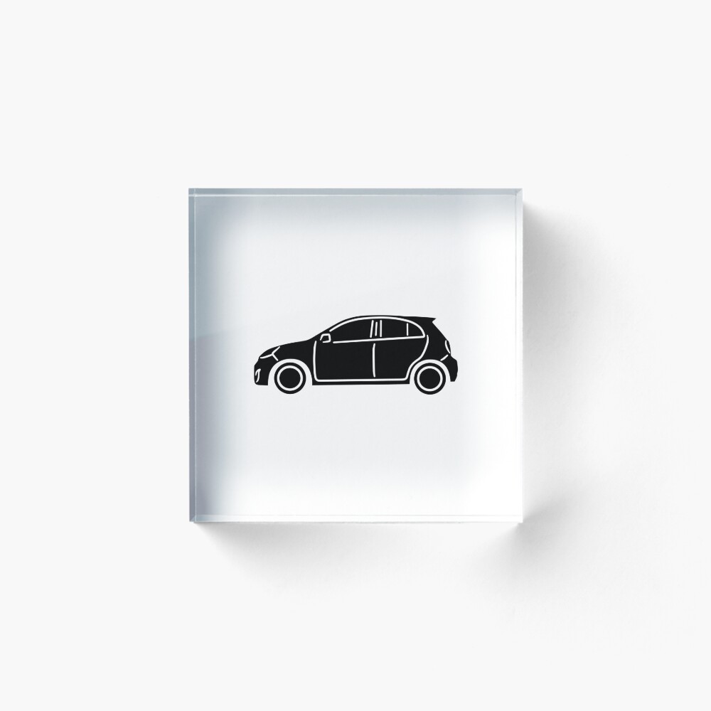 Vista previa del artículo con la obra «Bloque acrílico», diseñado y vendido por AutoClub.