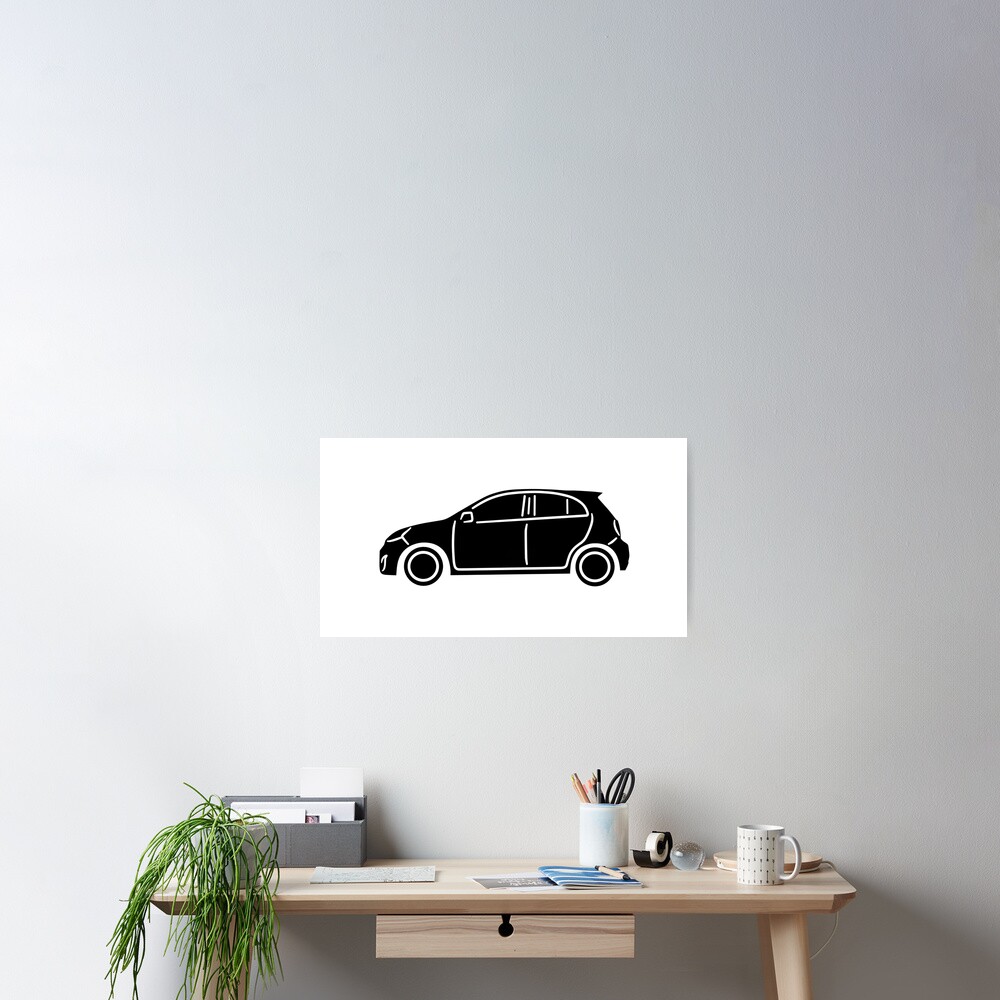 Vista previa del artículo con la obra «Póster», diseñado y vendido por AutoClub.