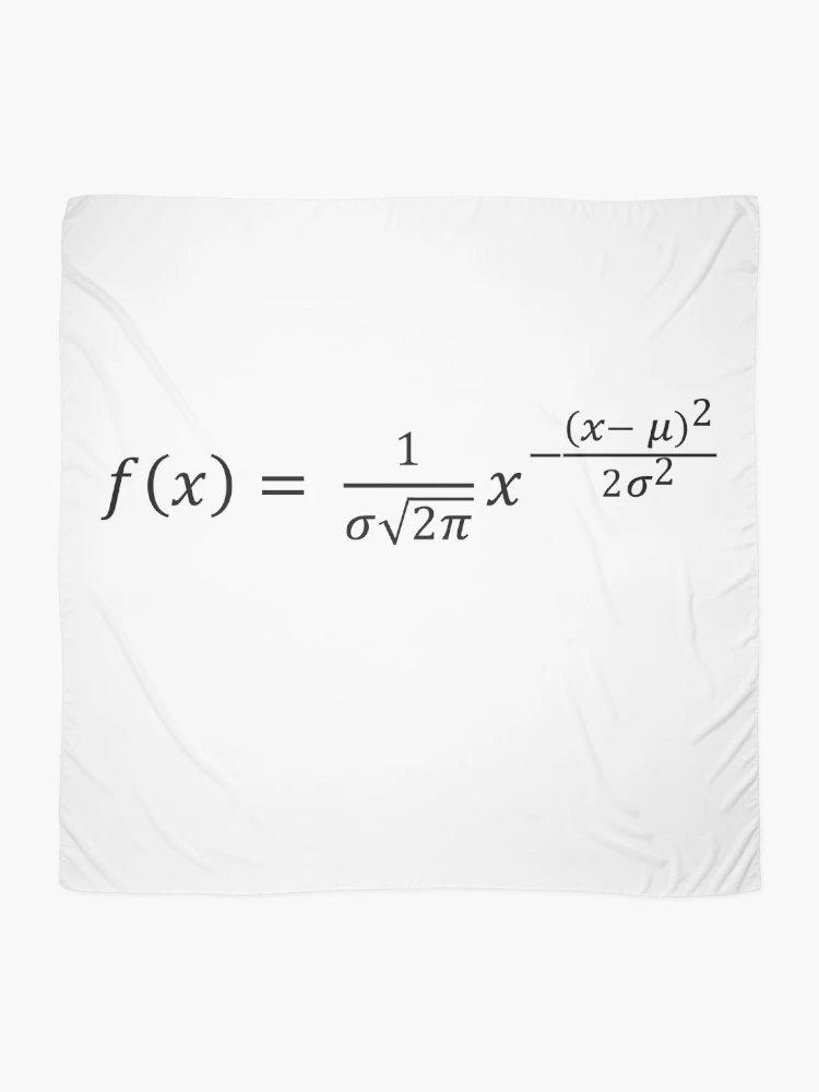 Thumbnail 2 of 3, Scarf, Normal Distribution designed and sold by ScienceCorner.