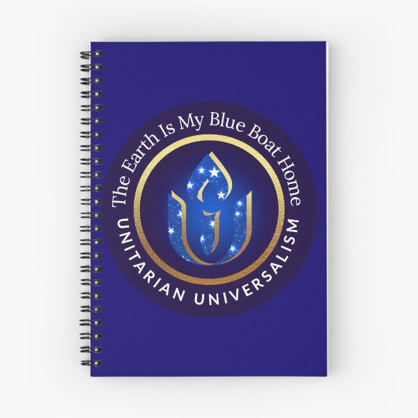 Item preview, The earth is my blue boat home Unitarian Universalism  designed and sold by KCAbdelnour.