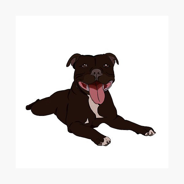 Item preview, Dark staffy designed and sold by PT-Store.