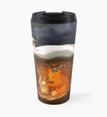 Snowy Rooftops Travel Mug