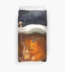 Snowy Rooftops Duvet Cover