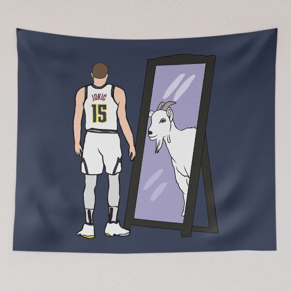 Item preview, Nikola Jokic Mirror GOAT designed and sold by RatTrapTees.