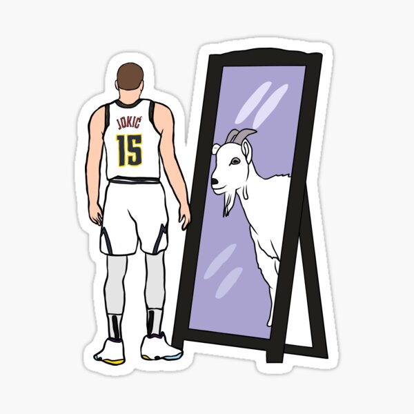 Item preview, Nikola Jokic Mirror GOAT designed and sold by RatTrapTees.