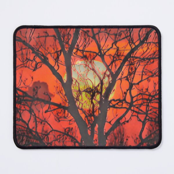 Item preview, Spooky Tree In Red Etching designed and sold by Fearless-Fox.