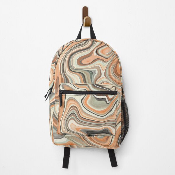 Item preview, Pumpkin Dune Abstract Liquid Pattern designed and sold by CorvusNyx.