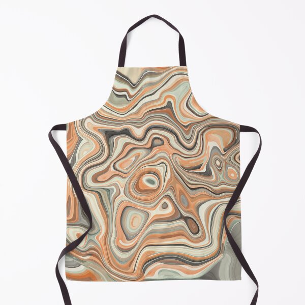 Item preview, Pumpkin Dune Abstract Liquid Pattern designed and sold by CorvusNyx.