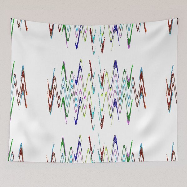 Item preview, Multicolored zigzag abstract waved pattern. designed and sold by IaroslavB.