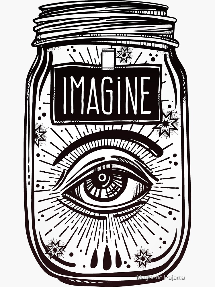 "Imagine" Wish Jar by MagneticMama