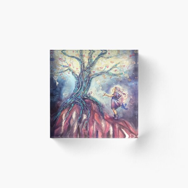 The Tree of Keys Acrylic Block