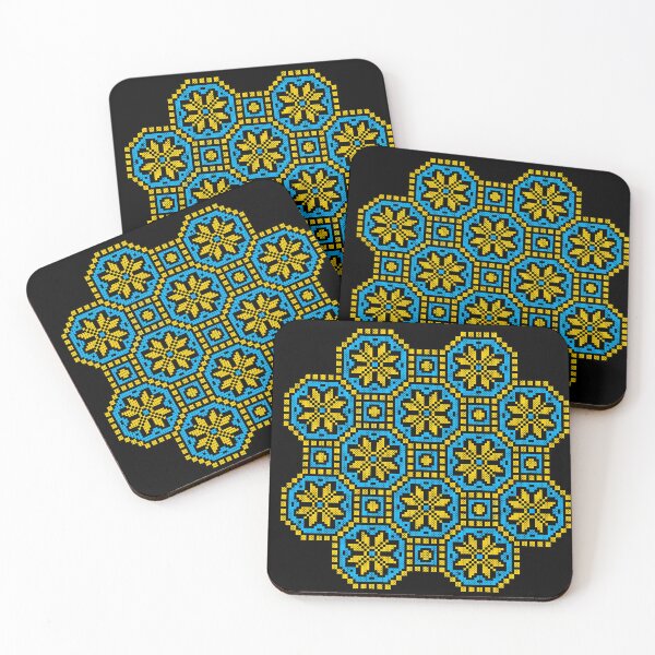 Item preview, Vyshyvanka - Blue and Yellow Flowers designed and sold by gracefullizard.