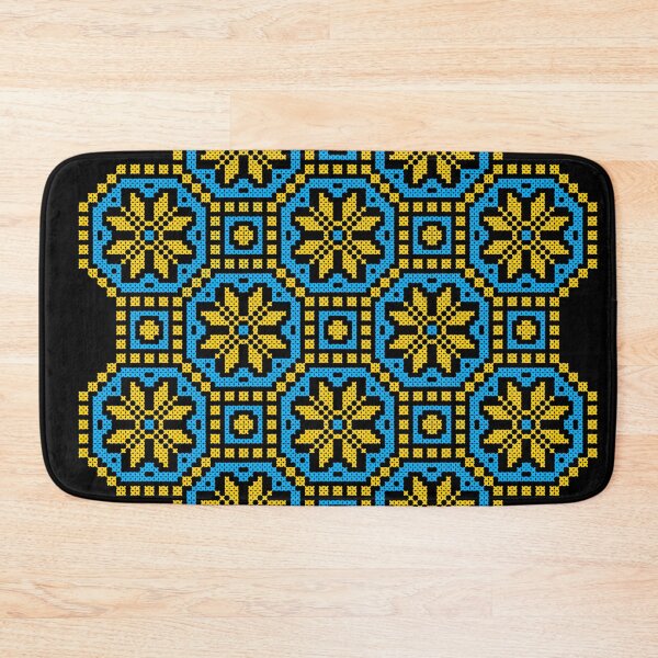 Item preview, Vyshyvanka - Blue and Yellow Flowers designed and sold by gracefullizard.