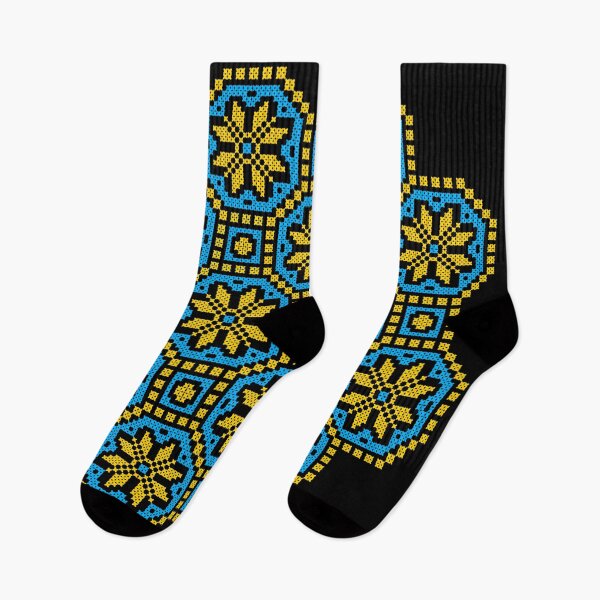 Item preview, Vyshyvanka - Blue and Yellow Flowers designed and sold by gracefullizard.