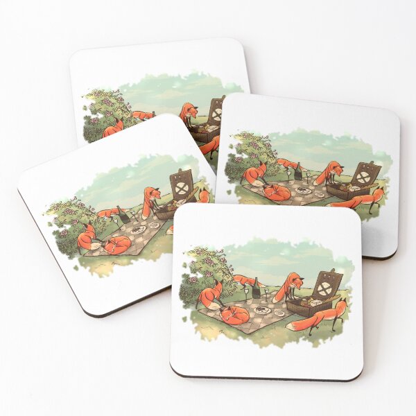 Item preview, Fox Picnic designed and sold by actualfoxesart.