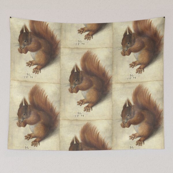 Item preview, Hans Hoffmann  Red Squirrel  designed and sold by OldTimeArt.