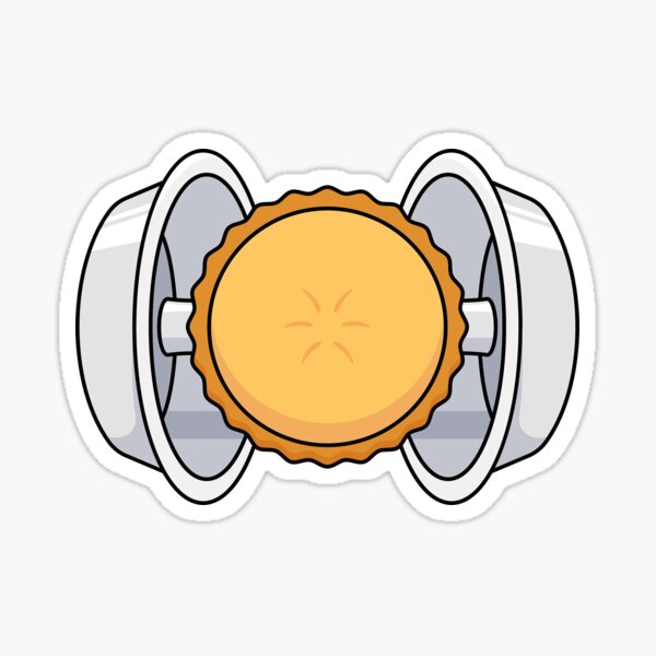 Pie Fighter Sticker