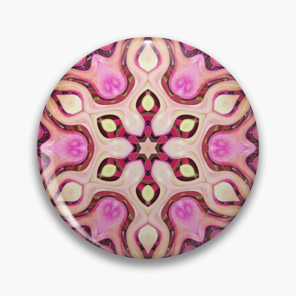 Item preview, Boho Vibes Abstract Kaleidoscope Maximalism Hippie Style Eclectic Mix of Lilac Pink Cream 9 of 16 designed and sold by Beachy.