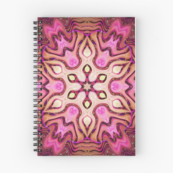 Item preview, Boho Vibes Abstract Kaleidoscope Maximalism Hippie Style Eclectic Mix of Lilac Pink Cream 9 of 16 designed and sold by Beachy.