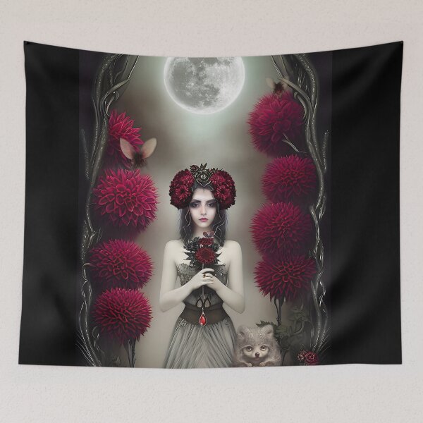 Item preview, Princess Dahlia & Her Little Friend designed and sold by cyberartonline.