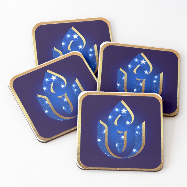 Item preview, Gold and Blue star chalice Unitarian Universalism  designed and sold by KCAbdelnour.