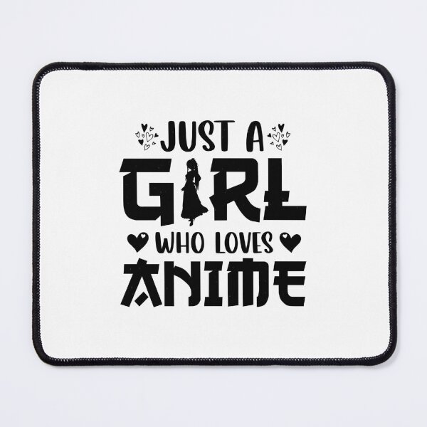 Item preview, Just a Girl Who Love Anime Black Best Gifts For Anime and Manga Lover designed and sold by TajfunX.