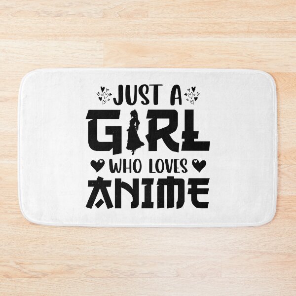 Item preview, Just a Girl Who Love Anime Black Best Gifts For Anime and Manga Lover designed and sold by TajfunX.