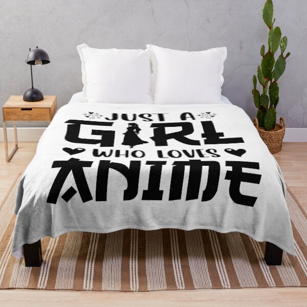 Item preview, Just a Girl Who Love Anime Black Best Gifts For Anime and Manga Lover designed and sold by TajfunX.