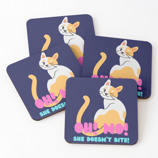 Item preview, My cat doesn't bite! designed and sold by ezleeamuzed.