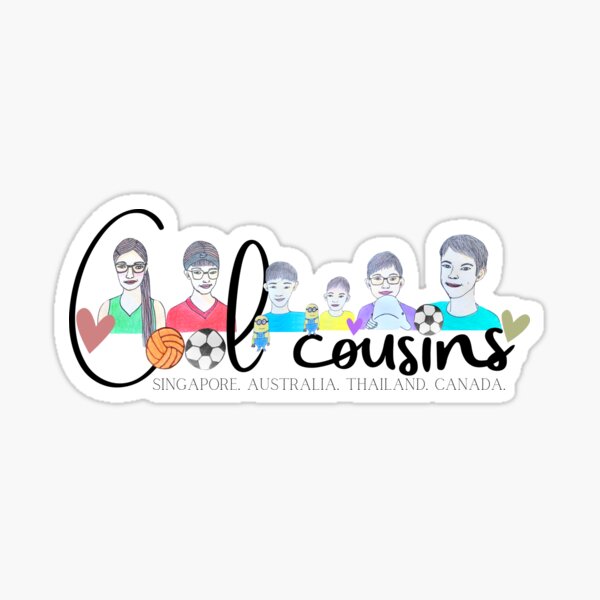 Cool Cousins Sticker