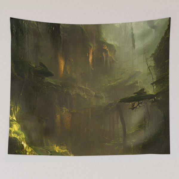 Item preview, Searching for the lost city in the forest designed and sold by bthomsin.