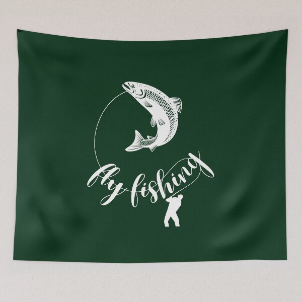 Item preview, Fly fishing - fish on the line designed and sold by badbug.