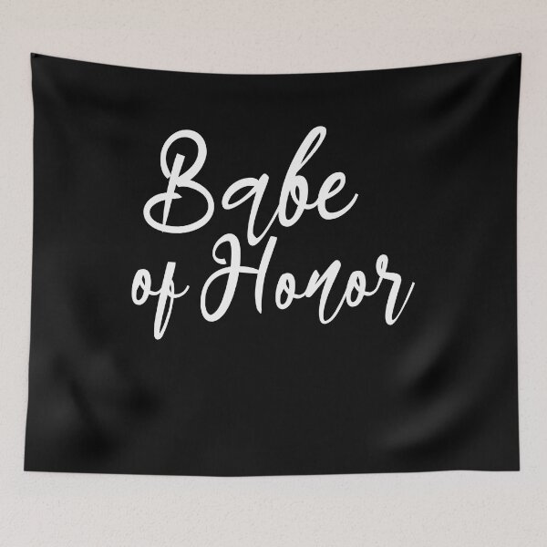 Item preview, Babe of Honor bachelorette Party Tshirt designed and sold by EbnerPrints.