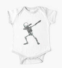 Abtupfen Skelett T-Shirt Dab Hip Hop Schädel Shirts Kinder Erwachsene Baby Body Kurzarm