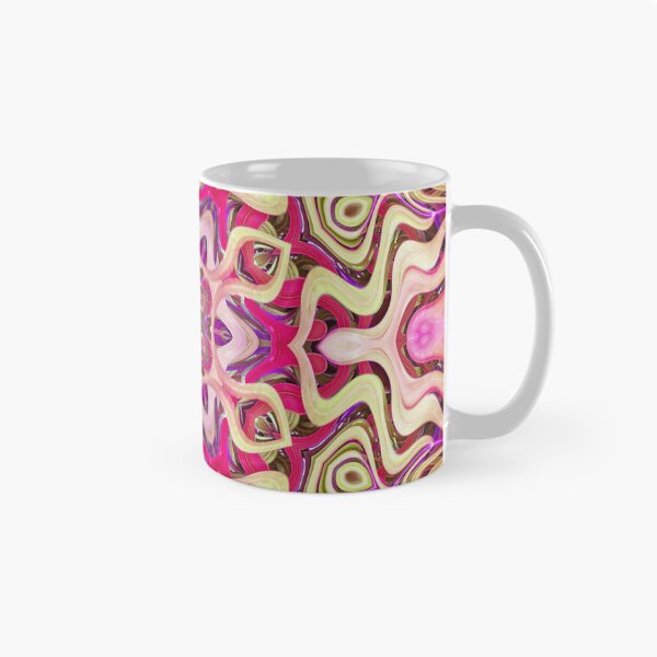 Item preview, Boho Vibes Abstract Kaleidoscope Maximalism Hippie Style Eclectic Mix of Lilac Pink Cream 10 of 16 designed and sold by Beachy.