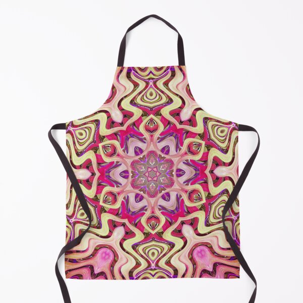 Item preview, Boho Vibes Abstract Kaleidoscope Maximalism Hippie Style Eclectic Mix of Lilac Pink Cream 10 of 16 designed and sold by Beachy.