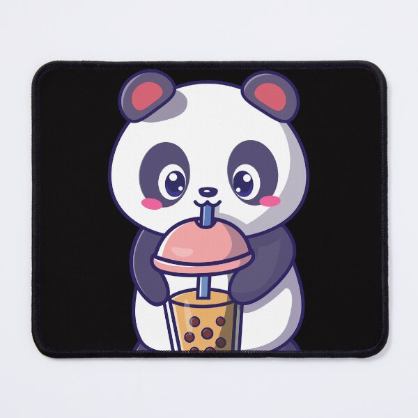 Kawaii Panda Boba Milk Tea' Poster, picture, metal print, paint by  AestheticAlex