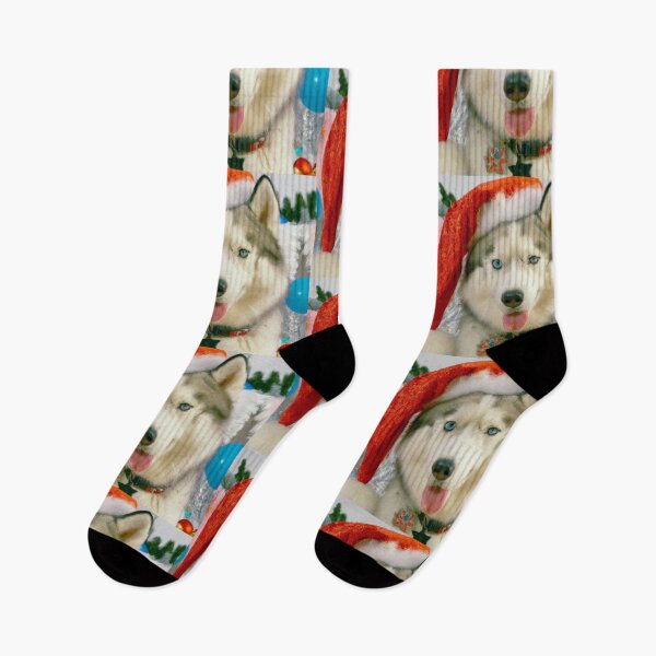 Item preview, Happy Christmas Husky  designed and sold by fatbanana.
