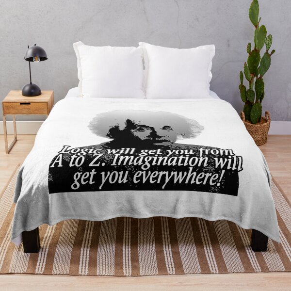 Item preview, Logic will get you from A to Z. Imagination will get you everywhere. designed and sold by thepetkovic.