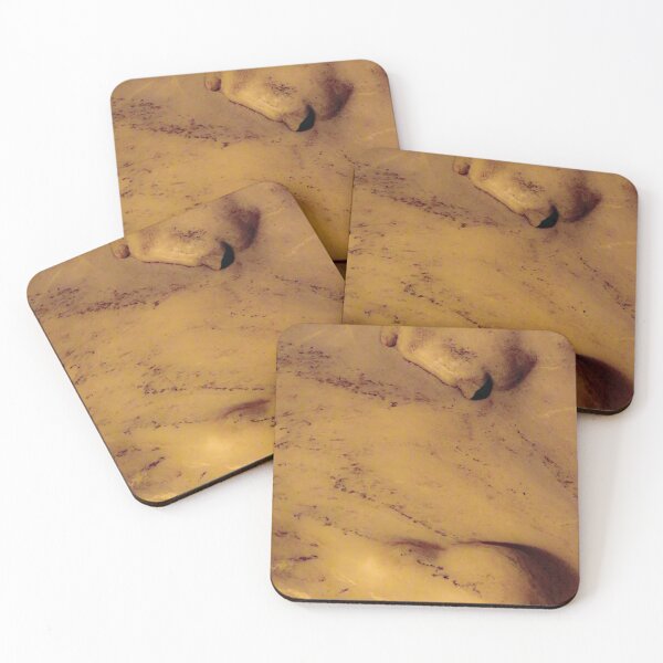 Item preview, Gnomes or trolls on golden yellow cave wall. designed and sold by kall3bu.