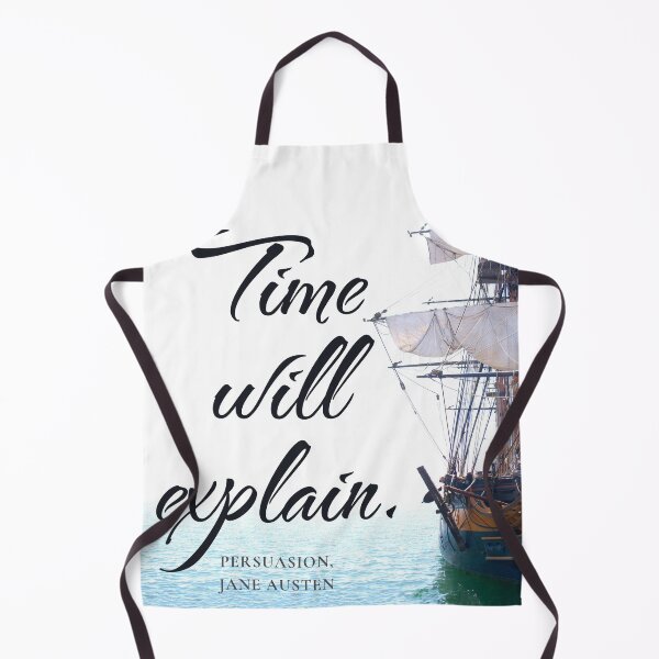 Item preview, Time will explain | Jane Austen Quote designed and sold by CastlesClassics.