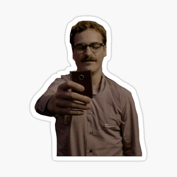Joaquin Phoenix in Her Sticker