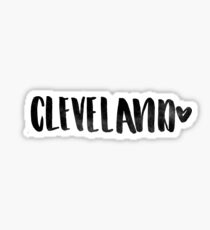 Cleveland Heart Mug Sticker
