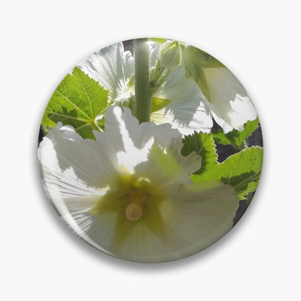 Item preview, White Hollyhocks designed and sold by Floral-Art.