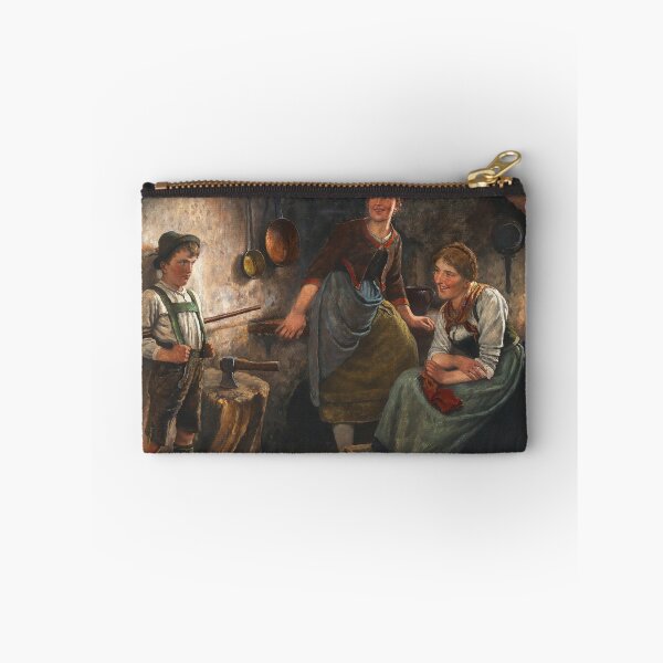 Item preview, A Farmhouse Parlour | Maximilian Wachsmuth | 1910 Wholesome Family Art designed and sold by CJET.