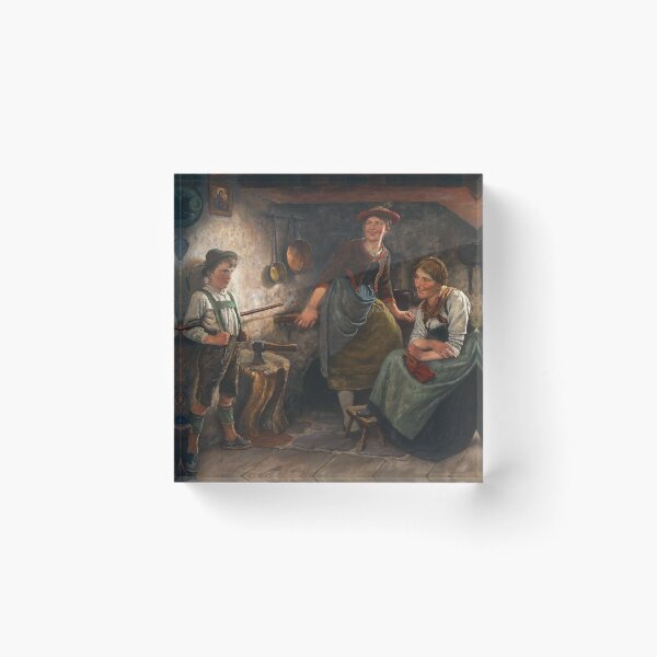Item preview, A Farmhouse Parlour | Maximilian Wachsmuth | 1910 Wholesome Family Art designed and sold by CJET.