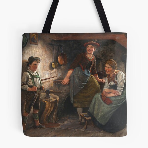 Item preview, A Farmhouse Parlour | Maximilian Wachsmuth | 1910 Wholesome Family Art designed and sold by CJET.
